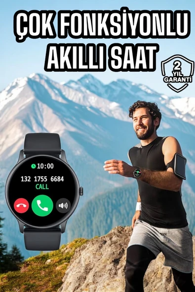 SAYARMARKT Trendlia Akıllı Saat Çok Fonksiyonlu Sesli Görüşme NFC Uyumlu Amoled Ekran ürün görseli 1
