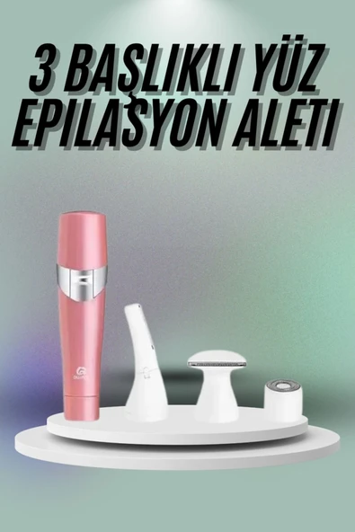 SAYARMARKT Cilt Dostu Malzemelerden Üretilmiş 3 Başlıklı Epilasyon Aleti ürün görseli 1