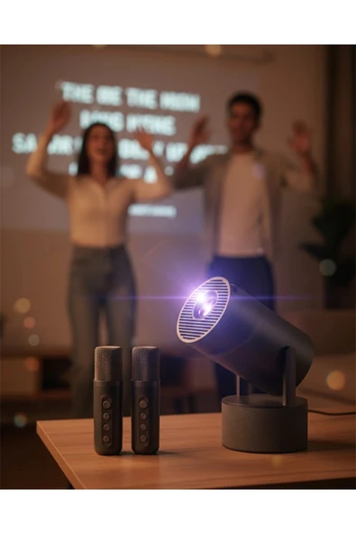 SAYARMARKT 1080p Taşınabilir Projeksiyon Wifi Bluetooth Destekli ürün görseli 1