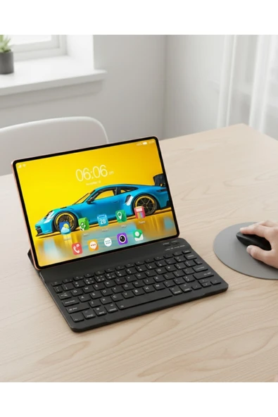 SAYARMARKT Dokunmatik Android Tablet Klavyeli Kalemli Kılıflı Set ürün görseli 1