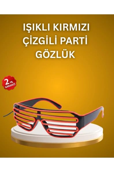 SAYARMARKT Kutlama ve Etkinliklere Özel LED Işıklı Gözlük ürün görseli 1
