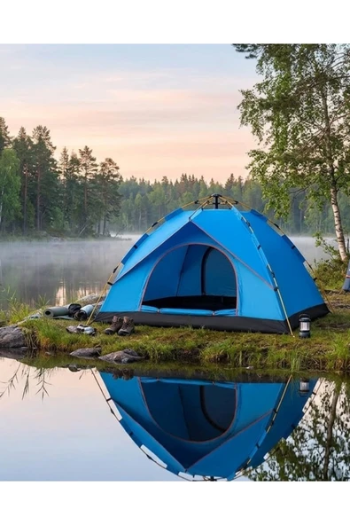 SAYARMARKT 2 3 Kişilik Otomatik Kamp Çadırı Su Geçirmez Outdoor Pratik Kurulum ürün görseli 1