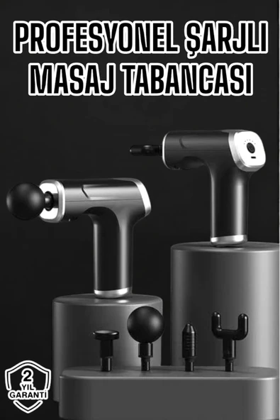 SAYARMARKT 4 Başlıklı Kablosuz Darbeli Masaj Aleti Yorgunluk Giderici ürün görseli 1
