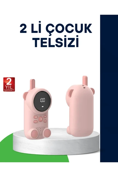 SAYARMARKT LCD Ekranlı Bebek Telsizi – İki Yönlü Ses, Uzun Menzil, Çocuk Dostu Tasarım ürün görseli 1