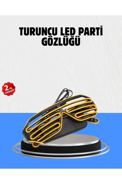 SAYARMARKT Kutlamalara Renk Katan LED Işıklı Parti Gözlüğü ürün görseli 1