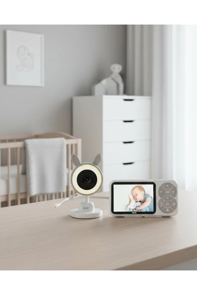 SAYARMARKT Karşılıklı Sesli Bebek Kamerası 4x Zoom Sıcaklık Sensörlü ürün görseli 1