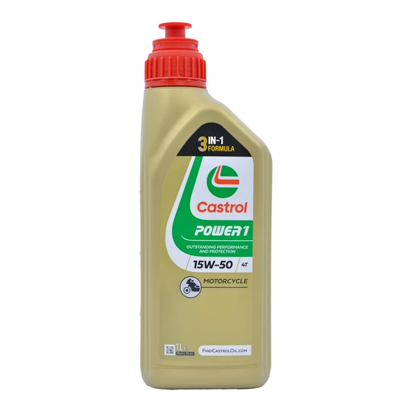 Castrol Power I 10W40 4T 3 IN-1 Sentetik Yağ ürün görseli 1