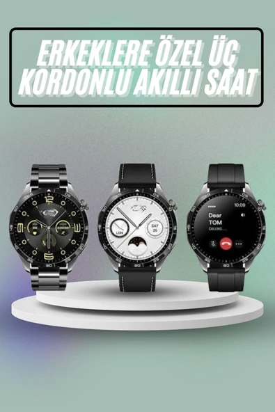 SAYARMARKT Akıllı Saat Ios Ve Android Tüm Telefonlara Uyumlu Çok Fonksiyonlu Amoled Ekran ürün görseli 1
