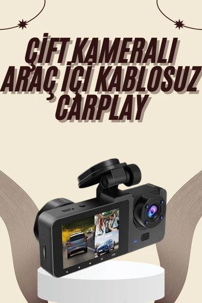 SAYARMARKT İç ve Dış Kayıt İçin 3’lü Kamera Seti ürün görseli 1