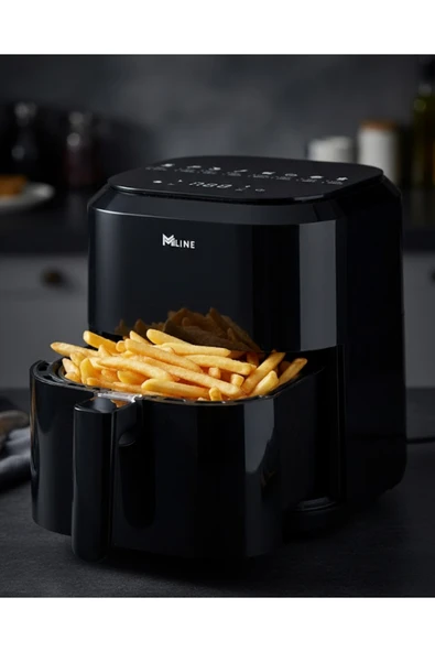 SAYARMARKT 1360W Güçlü 4 Litre Kapasiteli Dokunmatik Cam Hazneli Airfryer ürün görseli 1