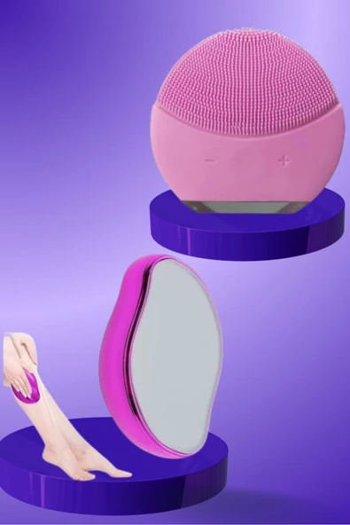 SAYARMARKT Crystal Eraser ve Masaj Aleti 2 li Cilt Bakım Seti ürün görseli 1