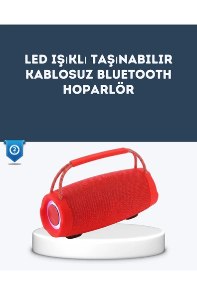 SAYARMARKT TF Kart ve AUX Destekli IPX6 Suya Dayanıklı Bluetooth Hoparlör ürün görseli 1