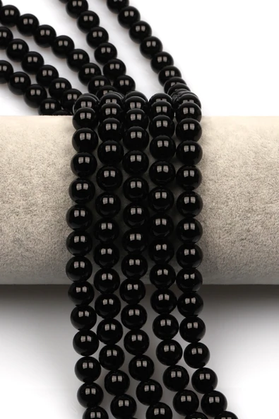 Oniks  Doğal Taş Dizi 8 mm Küre Kesim - DZ-1073 ürün görseli 1