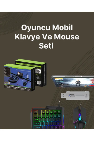 SAYARMARKT Kablosuz Mobil Oyun Kiti – 5 Parça Tam Set ürün görseli 1