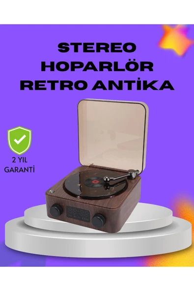 SAYARMARKT Dekoratif Gece Işıklı Bluetooth Hoparlör – Saatli Tasarım ürün görseli 1