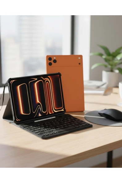 SAYARMARKT Android Tablet Klavye Kılıflı Dokunmatik Ekran Günlük ve Profesyonel Kullanım ürün görseli 1