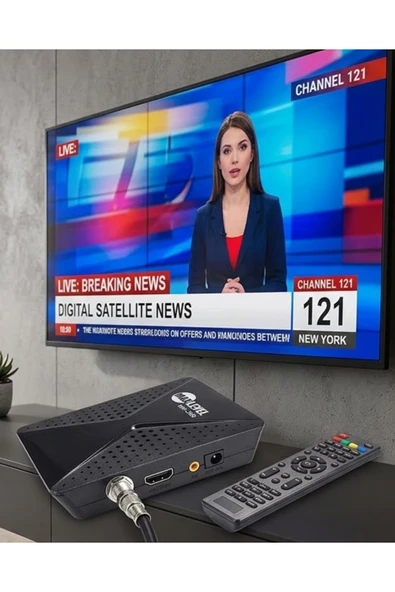 SAYARMARKT HD Uydu Alıcısı Full HD Görüntü HDMI USB WiFi Destekli ürün görseli 1