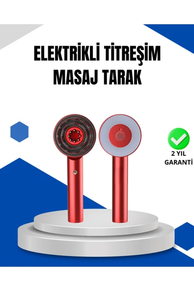 SAYARMARKT Mikro Akım Teknolojili Elektrikli Saç Masaj Fırçası Yağ Uygulamalı ürün görseli 1