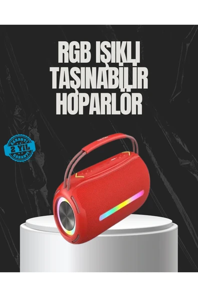 SAYARMARKT 20W Güçlü Ses Çift Sürücülü RGB LED Işıklı Bluetooth 5.3 Hoparlör ürün görseli 1