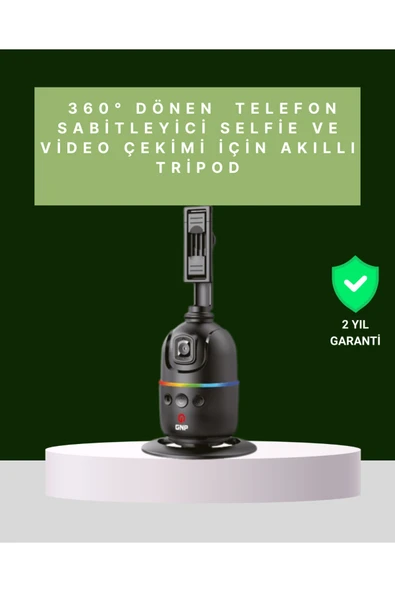 SAYARMARKT Yüz Takipli 360° Akıllı Gimbal Telefon ve Aksiyon Kamera Uyumlu ürün görseli 1