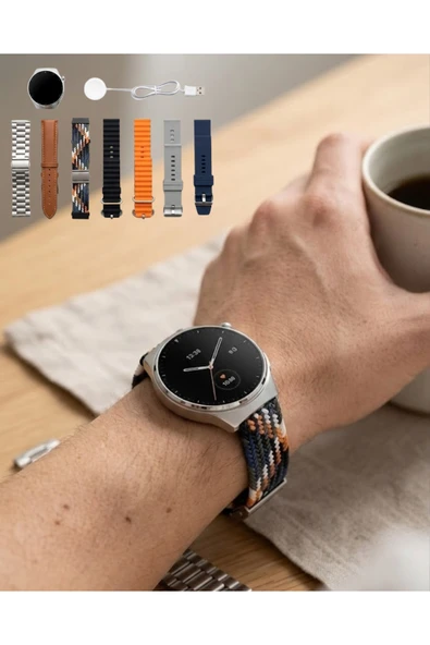 SAYARMARKT Bluetooth Akıllı Saat 7 Kordonlu Arama Özellikli Uyku ve Aktivite Takipli ürün görseli 1