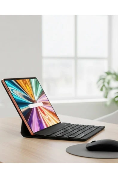 SAYARMARKT Tablet PC Klavye Kalem Kılıf Ekran Koruyucu Hediyeli Full Paket ürün görseli 1
