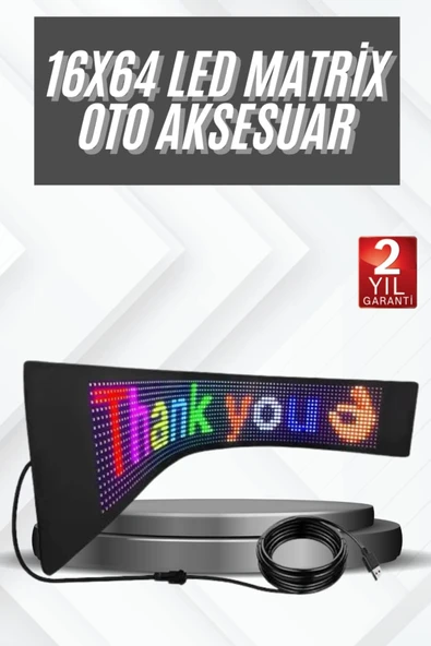 SAYARMARKT Kayar Yazılı Kumandalı LED Ekran ürün görseli 1