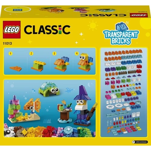 Lego Classic 11013 Creative Transparent Bricks - Resim 11