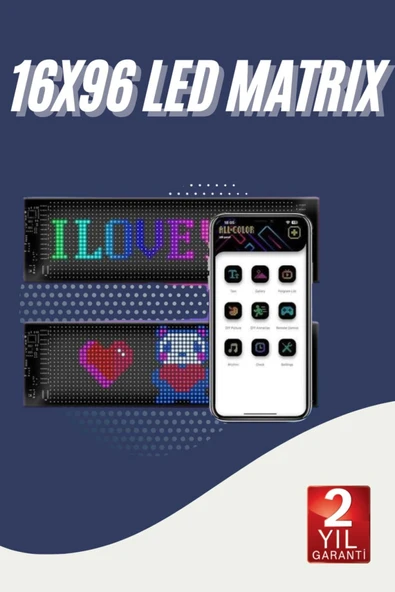 SAYARMARKT Mobil Uyumlu Mini Matrik LED ürün görseli 1