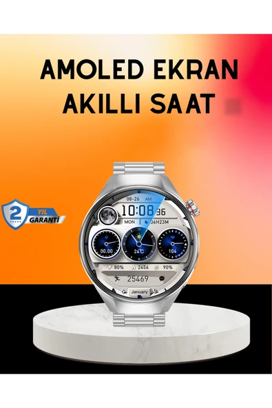 SAYARMARKT Akıllı Saat AMOLED Ekran Bluetooth Aramalı – Nabız, Uyku ve Spor Takipli ürün görseli 1