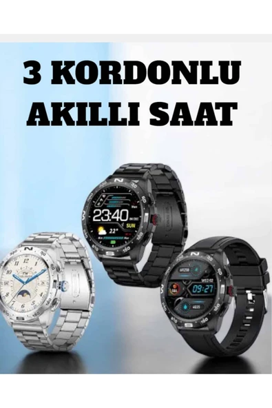 SAYARMARKT Akıllı Saat Arama Cevaplayan Titreşim Özelliğiyle Bildirim Görebilen ürün görseli 1