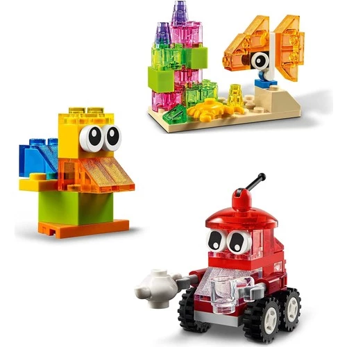 Lego Classic 11013 Creative Transparent Bricks - Resim 4
