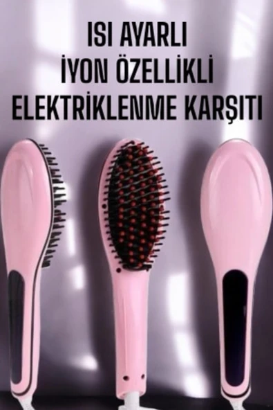 SAYARMARKT Kolay Kullanımlı Ön Etkili Saç Düzleştirici Tarak ürün görseli 1