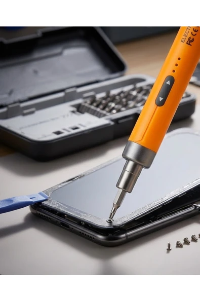 SAYARMARKT Profesyonel Elektrikli Tornavida Seti 600mAh Şarjlı 38 Parça Hassas Vida Seti ürün görseli 1