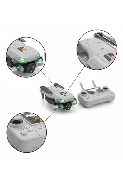 SAYARMARKT Akıllı Sensörlü Drone Canlı Görüntü Aktarımlı - Resim 3