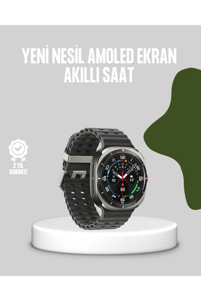 SAYARMARKT Akıllı Saat Kablosuz Şarj Arama Cevaplama ve Geniş Ekran Desteği ürün görseli 1
