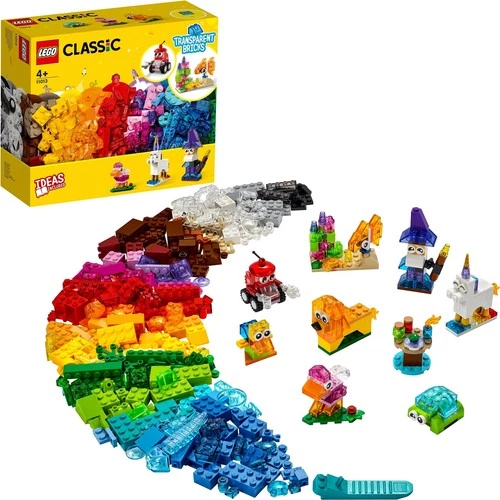 Lego Classic 11013 Creative Transparent Bricks ürün görseli 1