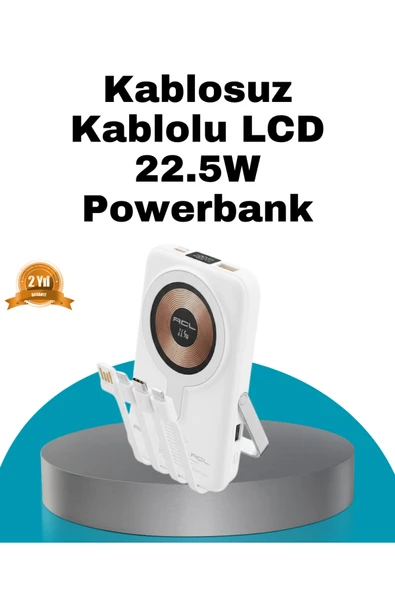 SAYARMARKT MagSafe Uyumlu Kablosuz Powerbank Hızlı Şarj Özellikli ürün görseli 1