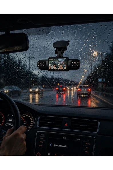 SAYARMARKT Full HD Araç İçi Kamera Geniş Açılı Lens ve Çok Kanallı Kayıt ürün görseli 1