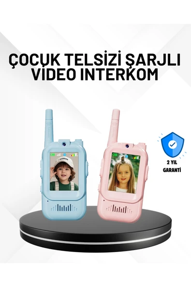 SAYARMARKT 3–12 Yaş Çocuklara Uygun Görüntülü Walkie Talkie Seti ürün görseli 1