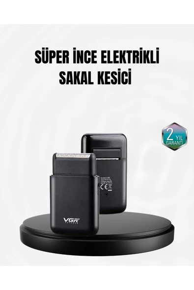 SAYARMARKT Taşınabilir Elektrikli Tıraş Makinesi USB Şarjlı 5W Motor ve 0.3 mm Hassas Kesim ürün görseli 1