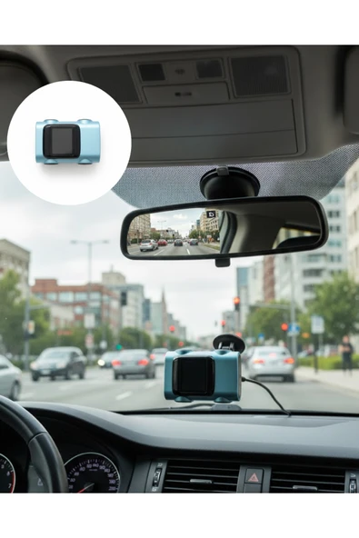 SAYARMARKT Araç Ön Cam Kamerası Sürüş Güvenliği İçin Video Kayıt ürün görseli 1