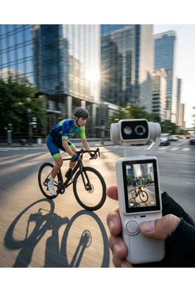 SAYARMARKT 4K Ultra HD Taşınabilir Vlog Kamerası Otomatik Fokus ve 180 Derece Döner Lens ürün görseli 1
