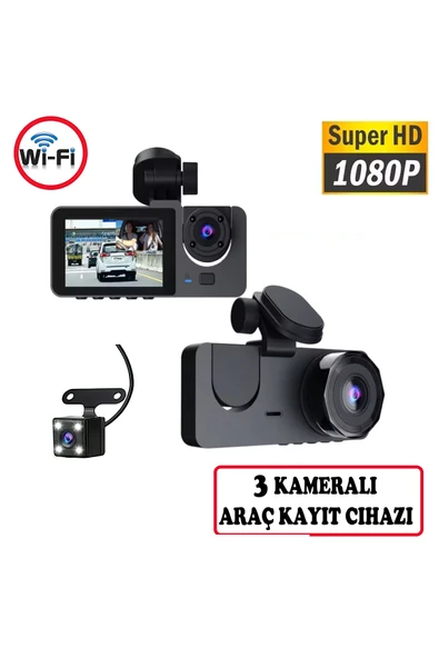 SAYARMARKT 360 Derece Görüşlü Araç Kamerası ürün görseli 1