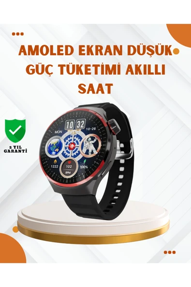 SAYARMARKT AMOLED Ekranlı Akıllı Saat Bluetooth Arama ve NFC Destekli ürün görseli 1
