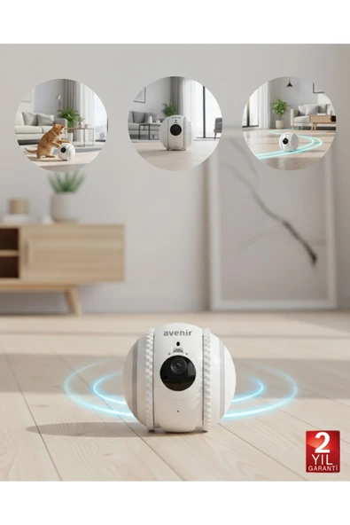 SAYARMARKT Akıllı Mobil Kontrollü Takip Kamerası WiFi Destekli Bulut Kayıtlı ürün görseli 1