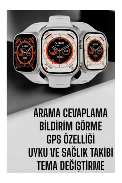 SAYARMARKT Akıllı Saat Nabız Ölçebilen Yeni Nesil GPS ve Adımsayar Özelliği ürün görseli 1