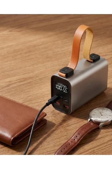 SAYARMARKT 50000 mAh Güçlü Powerbank Dijital Göstergeli Çoklu USB Çıkışlı ürün görseli 1