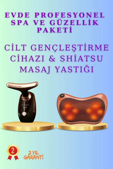 SAYARMARKT Cilt Yenileme ve Masaj Seti Profesyonel Spa Paketi Evde Güzellik Çözümü ürün görseli 1