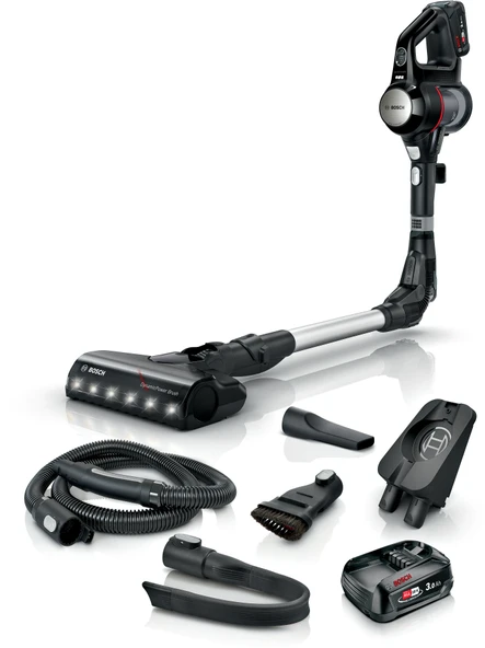 bosch BBS712XTR şarjlı süpürge unlimited 7 siyah ürün görseli 1